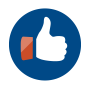 Icon of a thumbs up