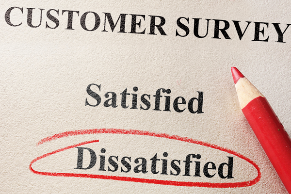 photo of a customer survey
