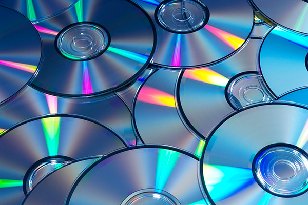 Pile of CD disks